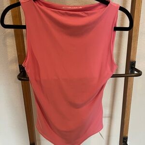 Abercrombie and Fitch Peach colored Bodysuit size small NWT